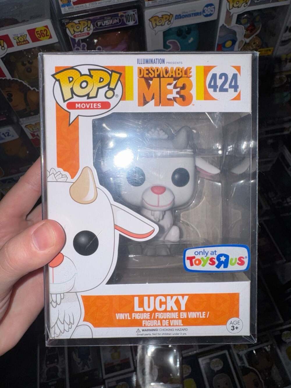 Funko Pop! Movies Despicable Me 3 Lucky #424 Toys R Us Exclusive